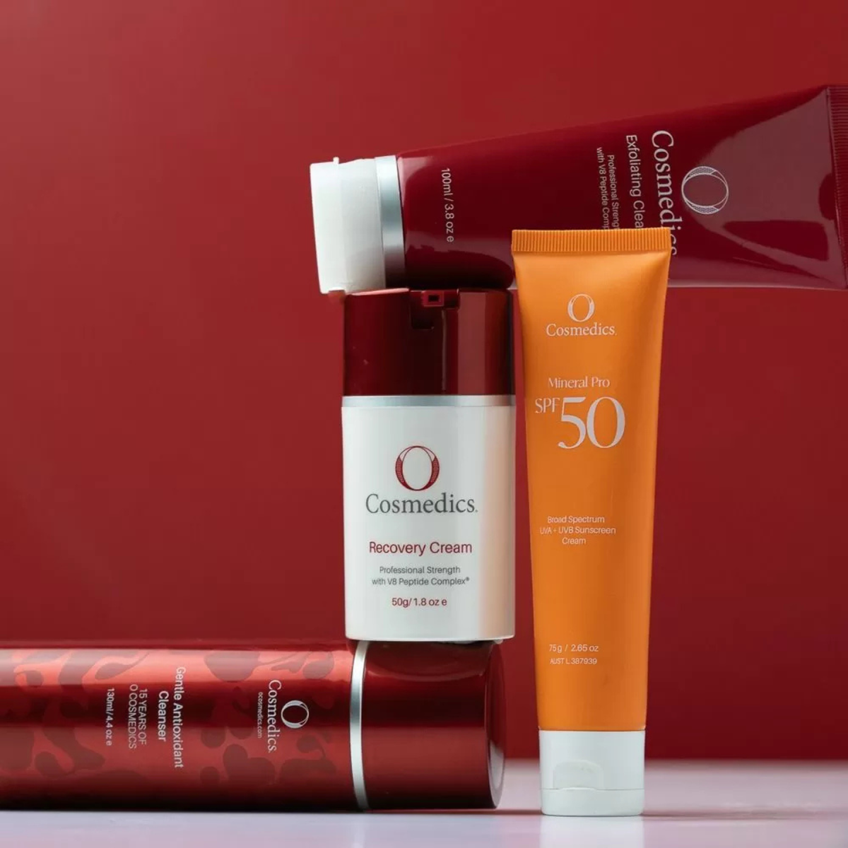 O Cosmedics Holiday Core Four 2025 Kit - Recovery