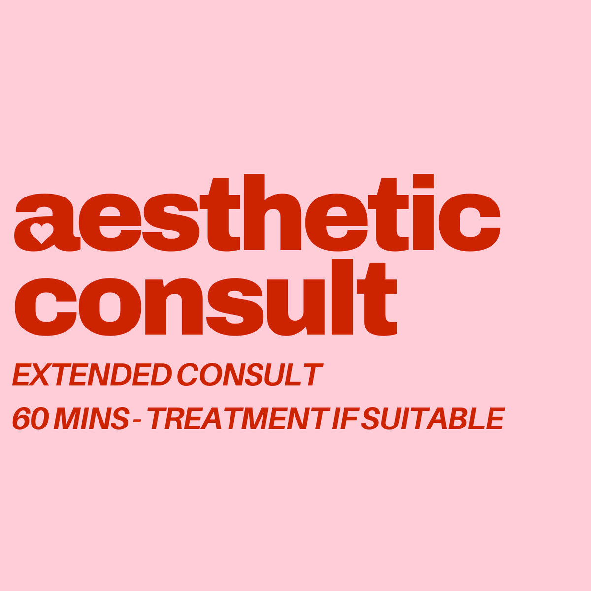 Aesthetic Nurse Consult - 60 Minutes
