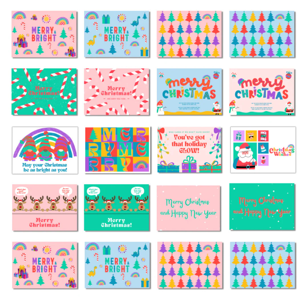 Mini Christmas Cards - 20 pack
