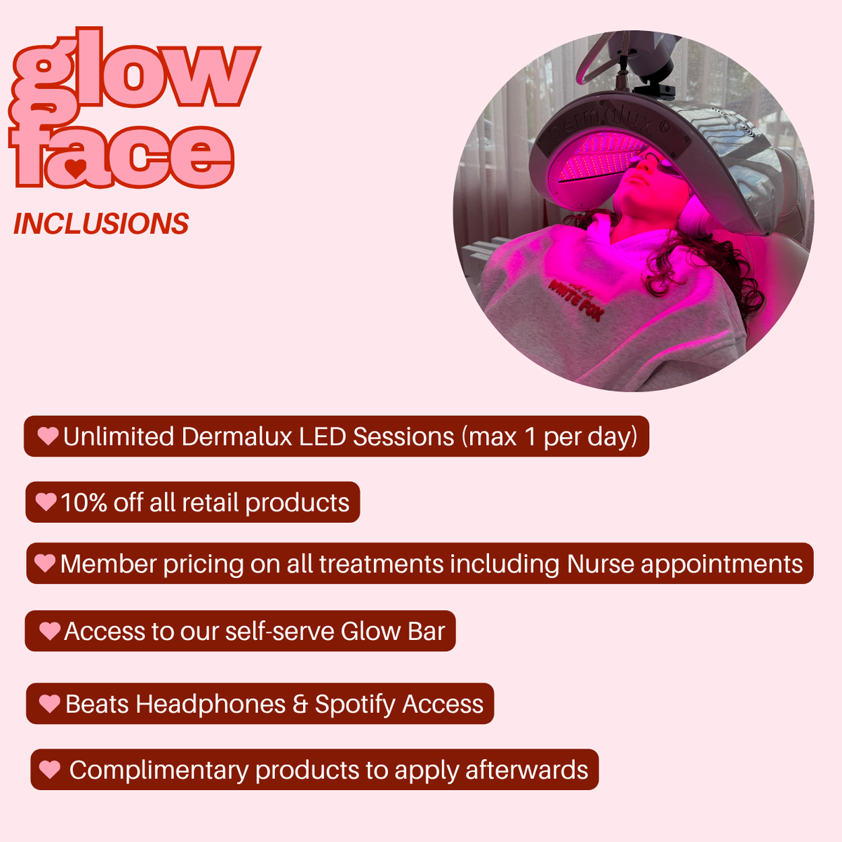 Glow Face Membership Yearly Pay 10, Get 12