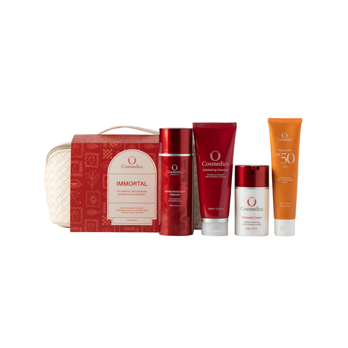 O Cosmedics Holiday Core Four 2025 Kit - Immortal