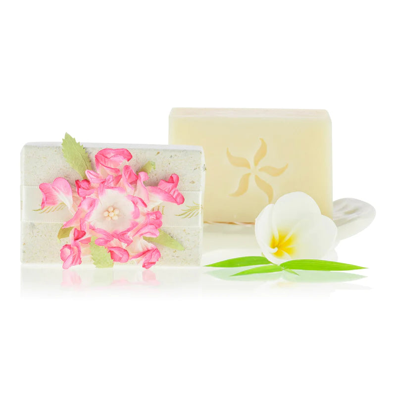 Pure Fiji Luxury Handmade Soap With Flower 100g