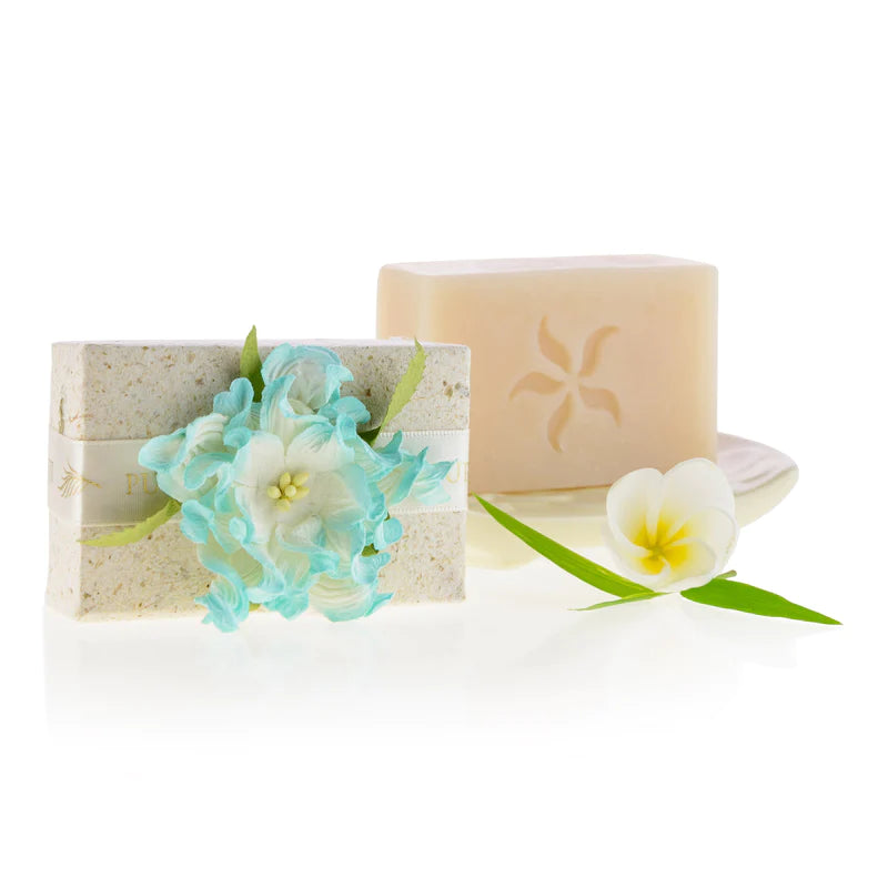 Pure Fiji Luxury Handmade Soap With Flower 100g