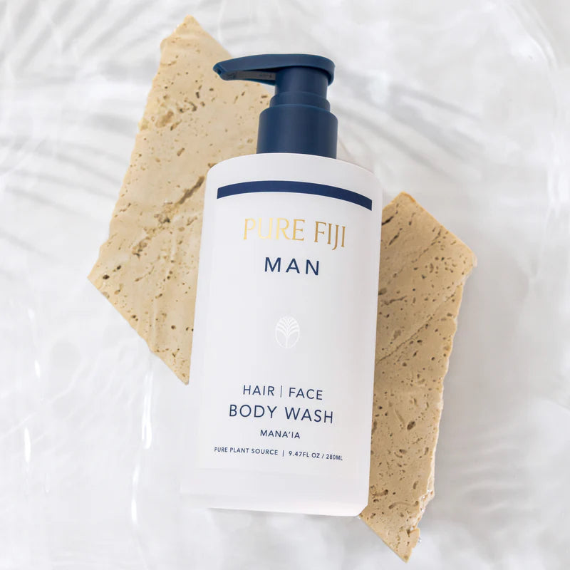 Pure Fiji Man Hair Face & Body Wash 280ml