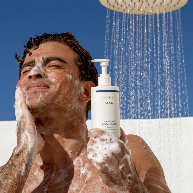 Pure Fiji Man Hair Face & Body Wash 280ml