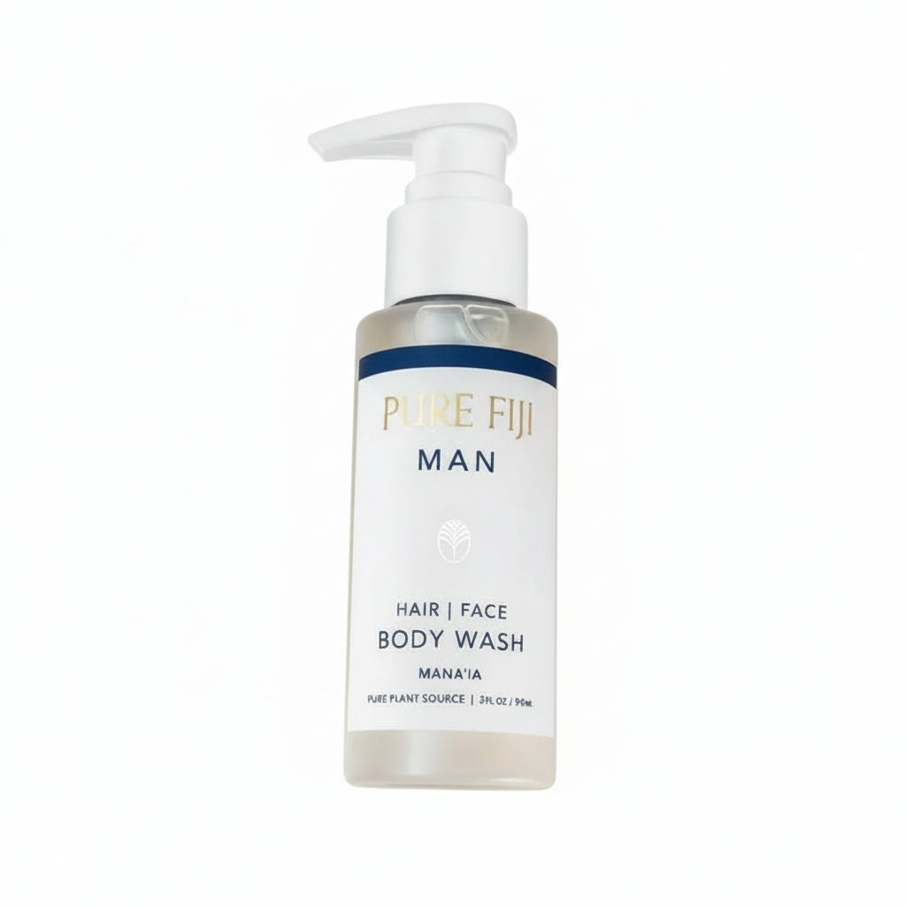 Pure Fiji Man Hair Face & Body Wash 90ml