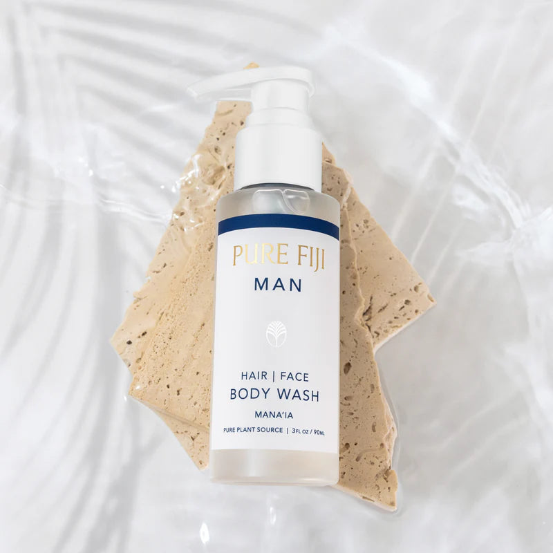 Pure Fiji Man Hair Face & Body Wash 90ml