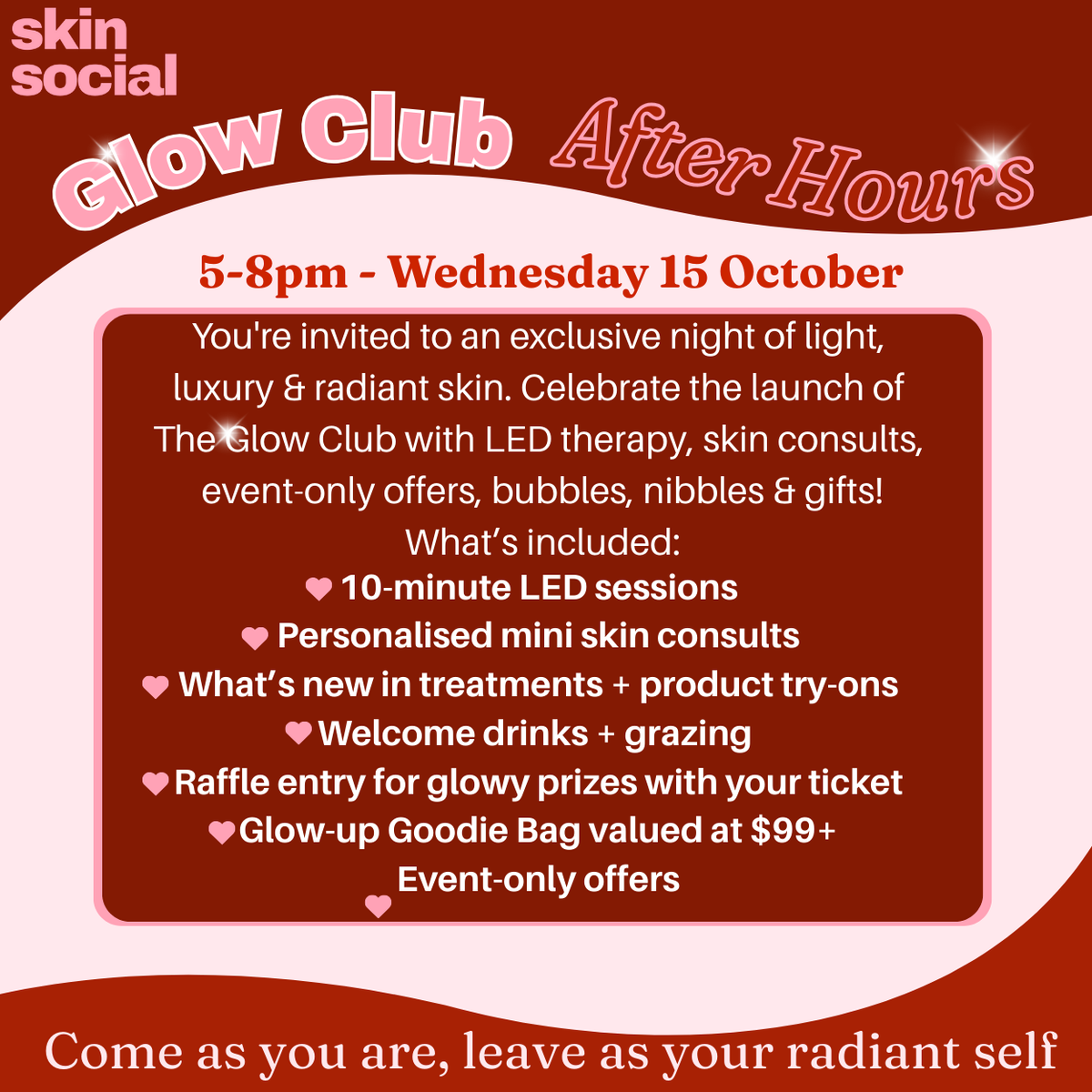 Glow Club After Hours Event Ticket