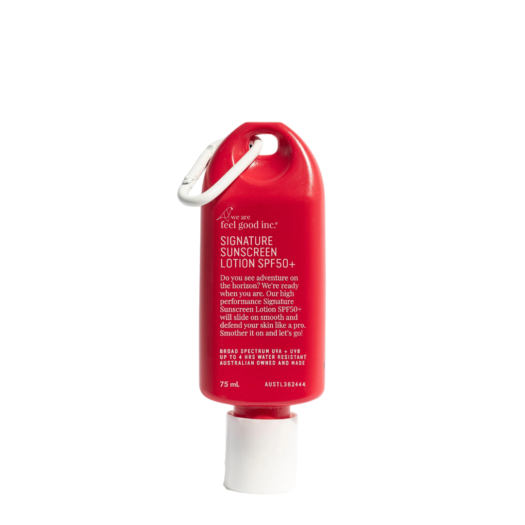 We Are Feel Good Signature Sunscreen Lotion SPF50+ Traveller 75ml