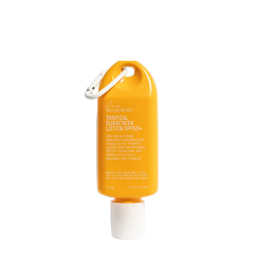 We Are Feel Good Tropical Sunscreen Lotion SPF50+ Traveller 75ml