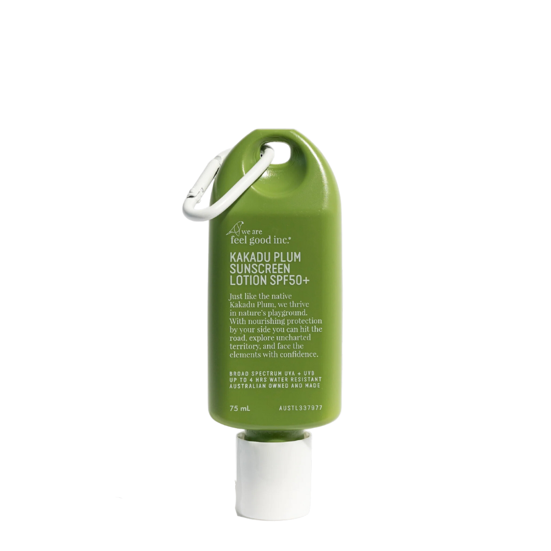 We Are Feel Good Kakadu Plum Sunscreen Lotion SPF50+ Traveller 75ml