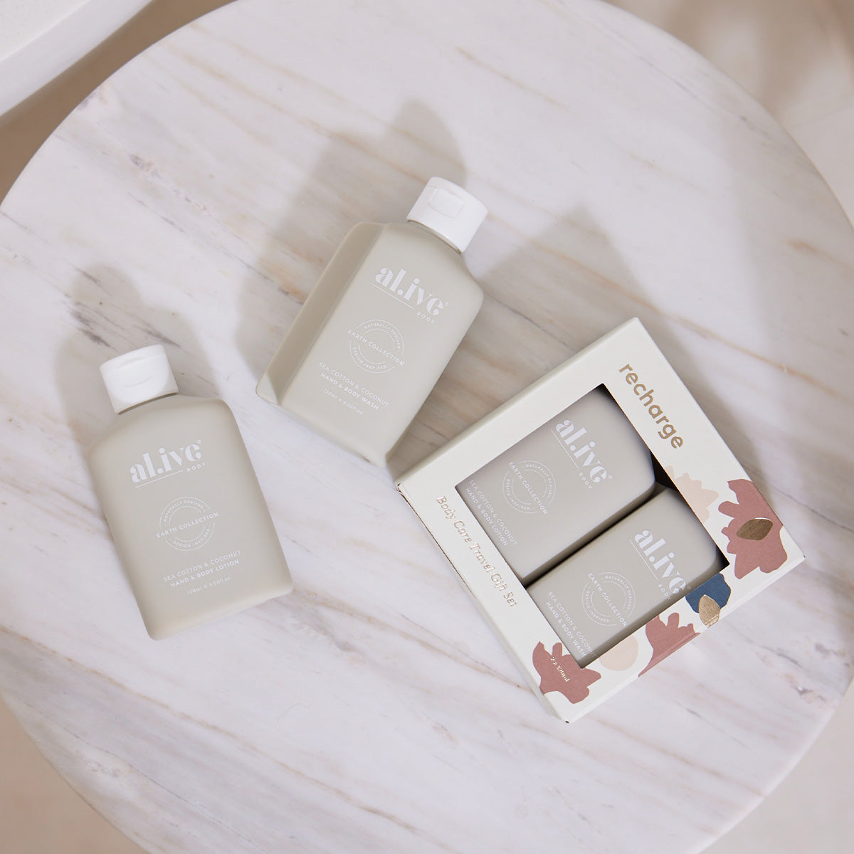 al.ive body Recharge Body Care Travel Duo Gift Set