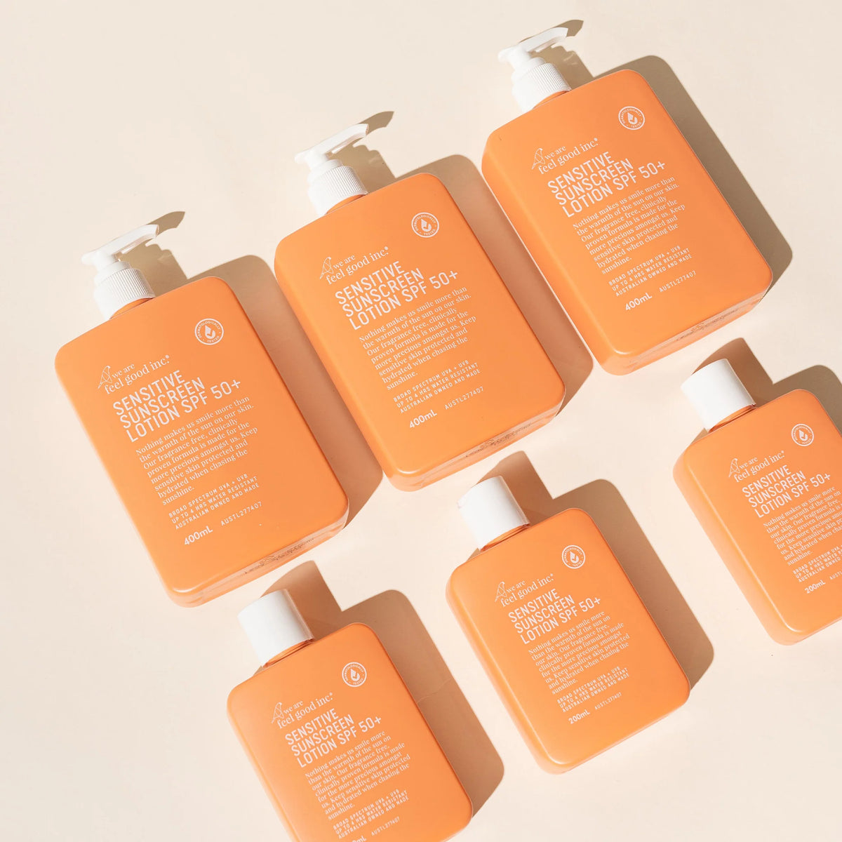 We Are Feel Good Sensitive Sunscreen Lotion SPF50+ 400ml