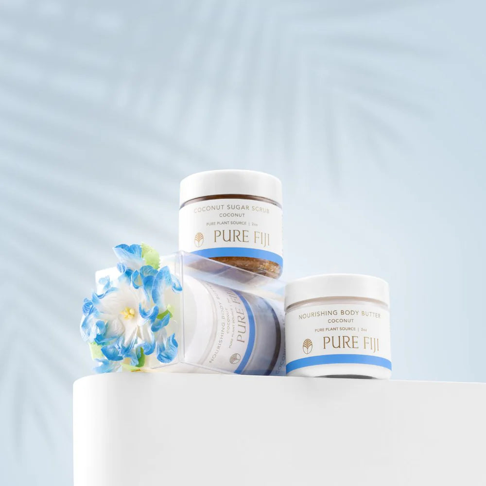 Pure Fiji Mini Body Butter &amp; Sugar Rub Duo 60ml