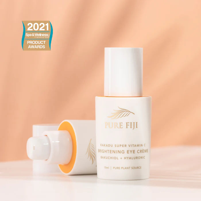 Pure Fiji Kakadu Super Vitamin C Brightening Eye Cream with Bakuchiol & Hyaluronic 15ml