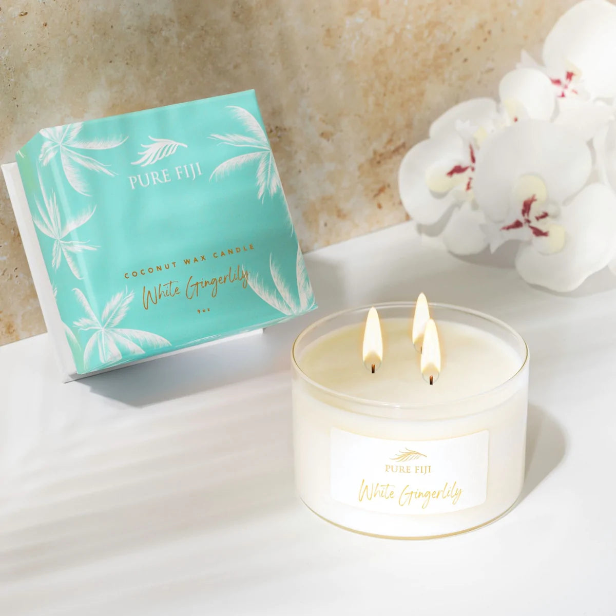 Pure Fiji Coconut Wax Candle 255g