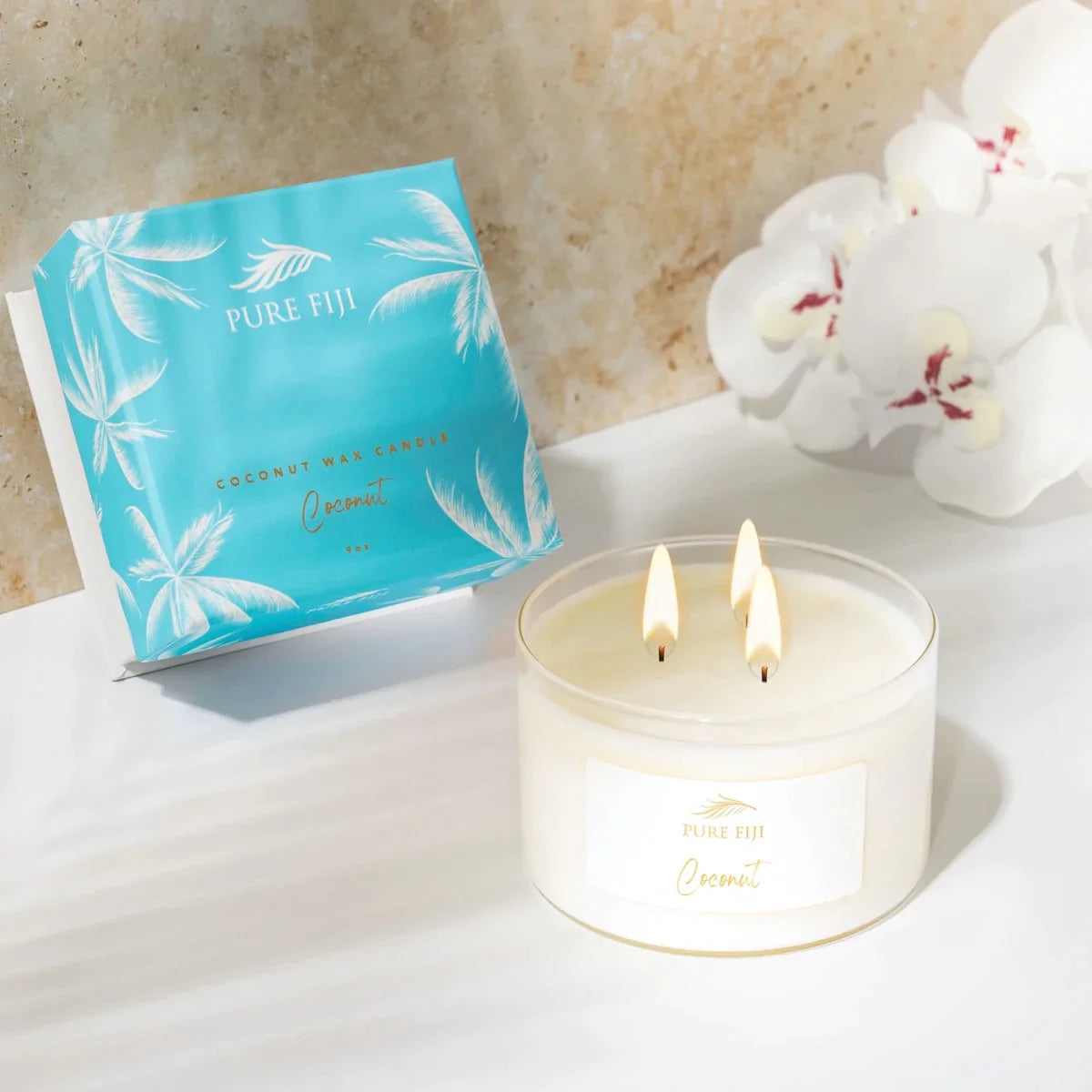 Pure Fiji Coconut Wax Candle 255g