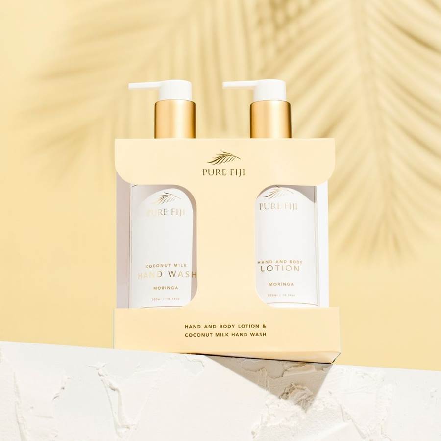Pure Fiji Bloom Vanity Hand Wash &amp; Lotion Duo 300ml Set