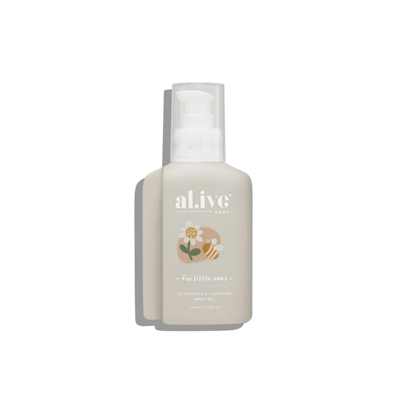 al.ive body Chamomile &amp; Lavender Baby Oil 120ml