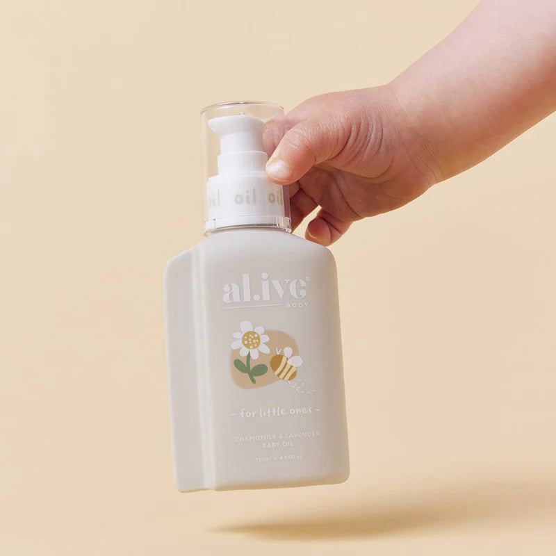 al.ive body Chamomile &amp; Lavender Baby Oil 120ml