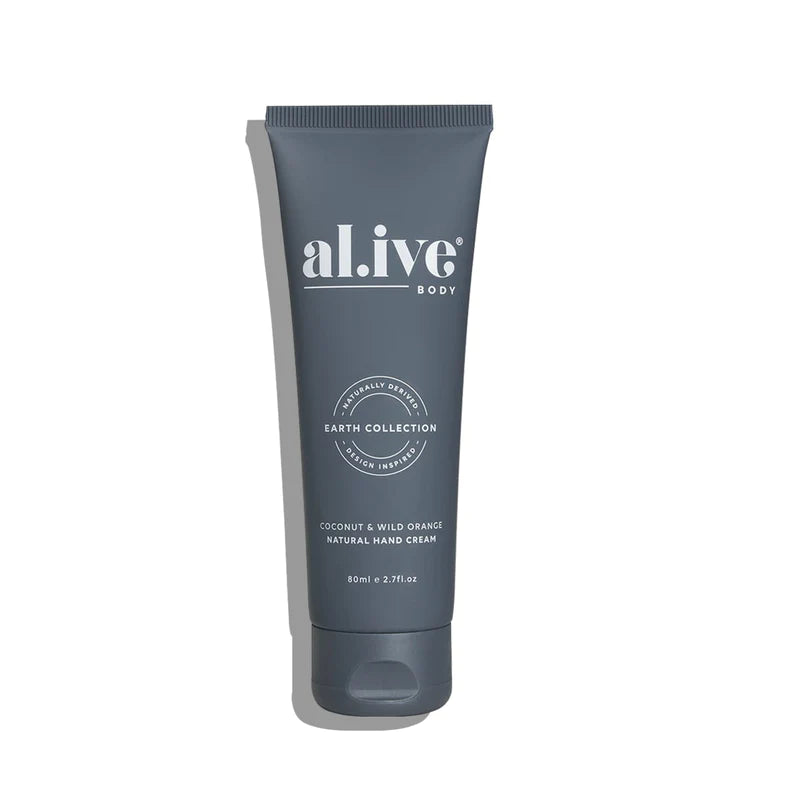 al.ive body Hand Cream - Coconut & Wild Orange 80ml